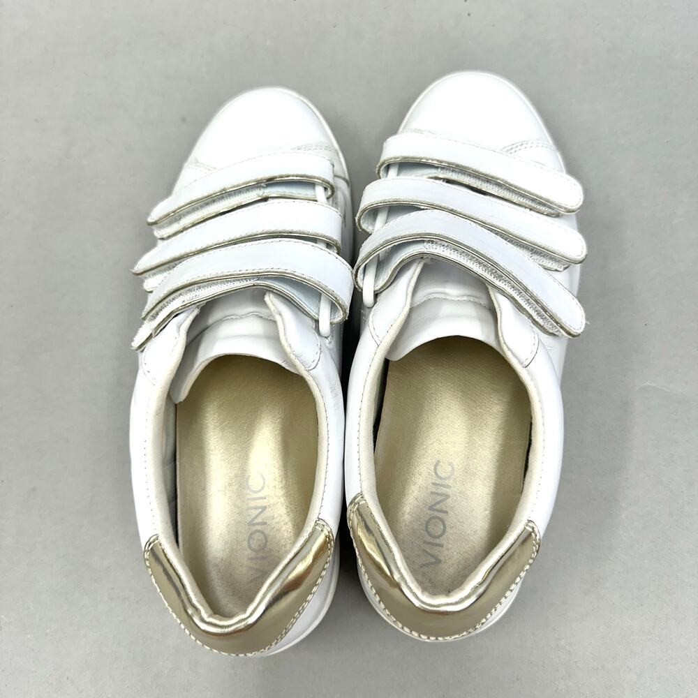 Vionic Bobbi Velcro Hook And Loop White Sneaker G… - image 8